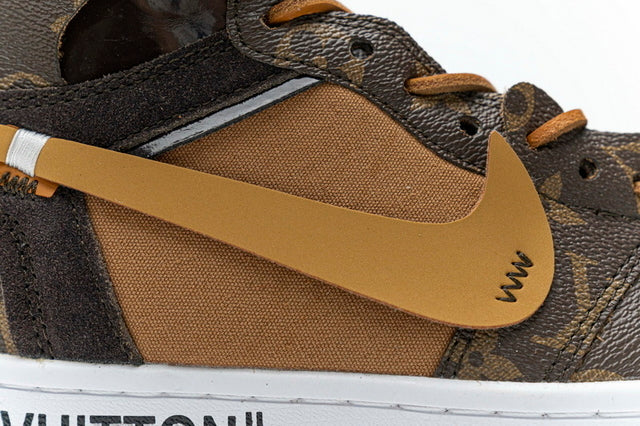 Louis Vuitton x Air Jordan 1 + Maleta Exclusiva