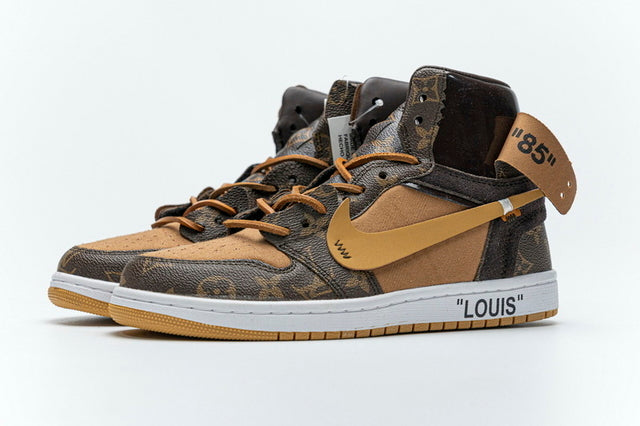 Louis Vuitton x Air Jordan 1 + Maleta Exclusiva
