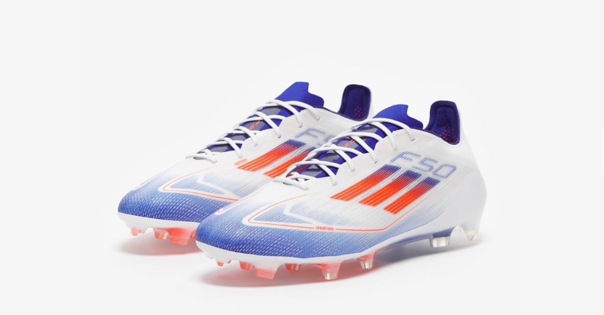Chuteira Adidas F50 X Campo - Branca/Azul