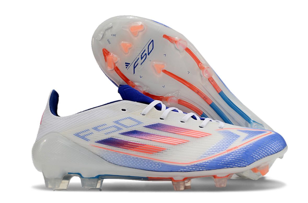 Chuteira Adidas F50 X Campo - Branca/Azul
