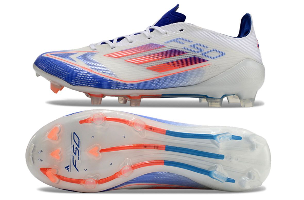 Chuteira Adidas F50 X Campo - Branca/Azul