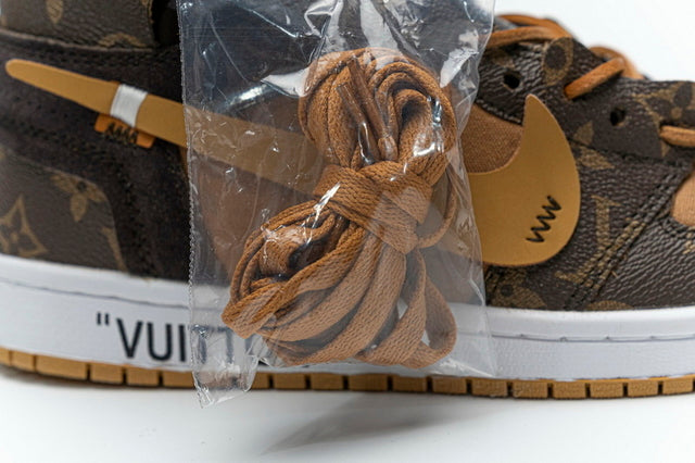 Louis Vuitton x Air Jordan 1 + Maleta Exclusiva