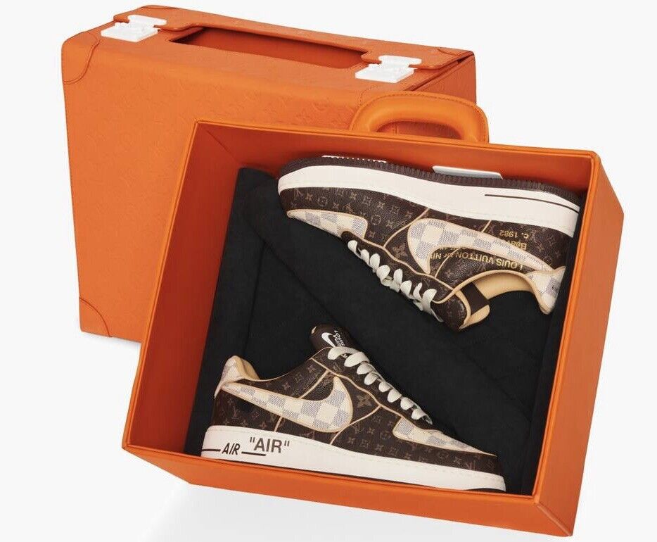 Nike Air Force 1 Low x Louis Vuitton Monogram Brown