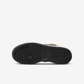Nike Air Jordan 1 Low Metallic Gold Swoosh Black White