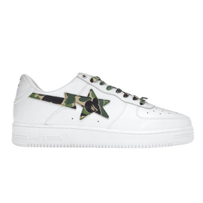 A Bathing Ape Bape Sta Low "White ABC Camo Green"