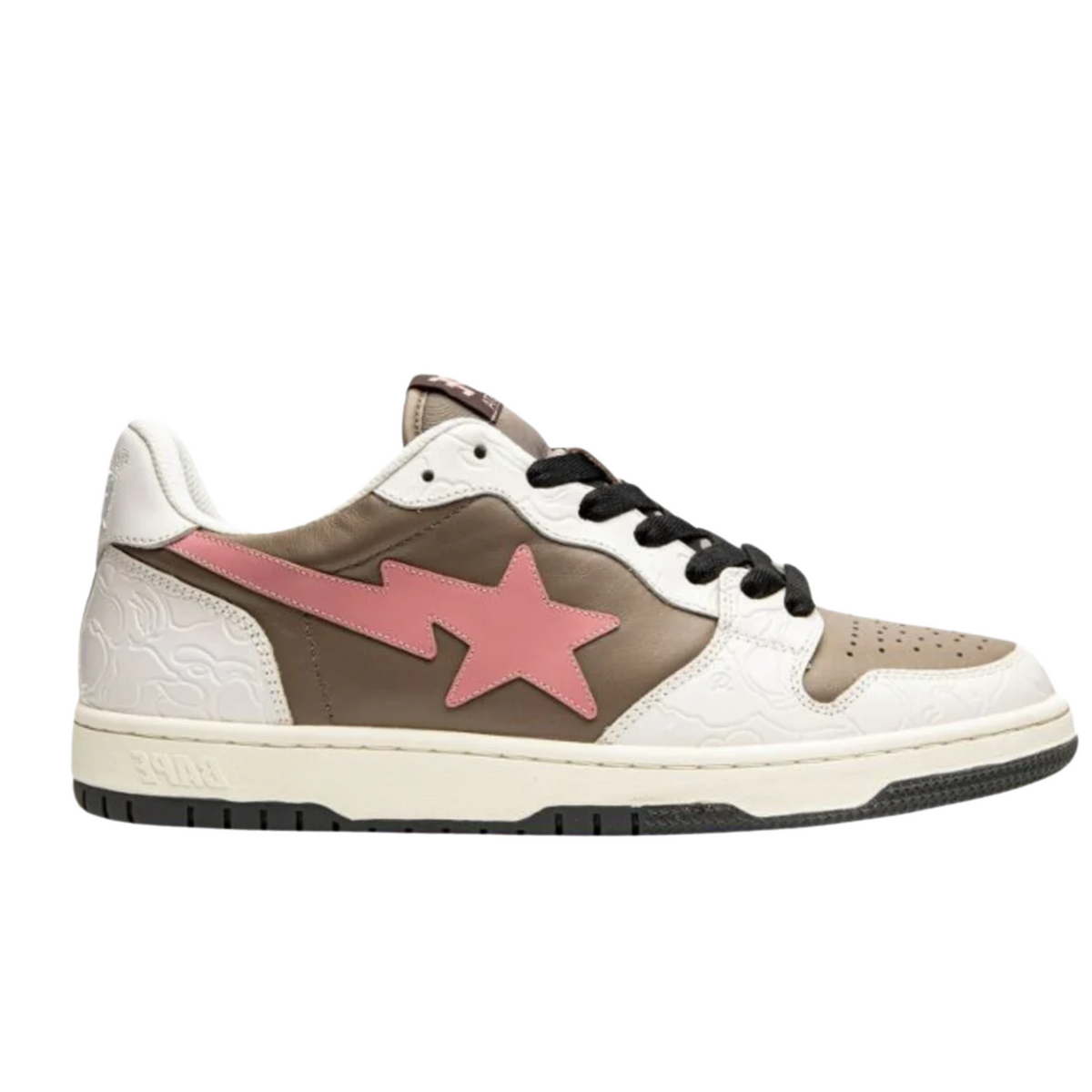 A Bathing Ape Bape Court Sta "Brown Pink"