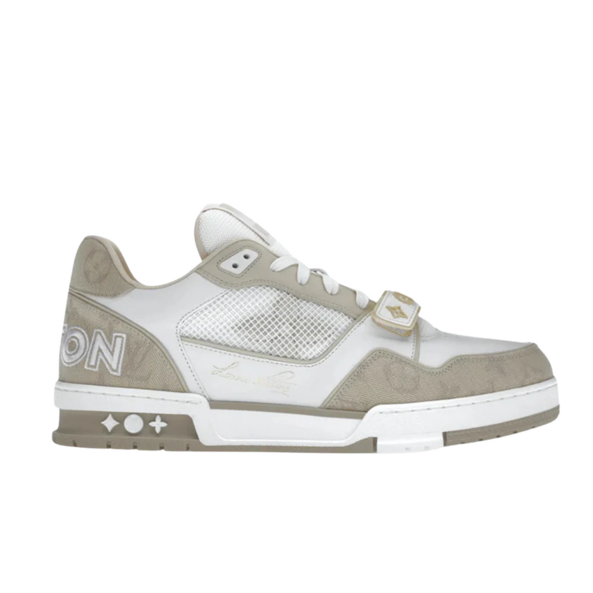 Louis Vuitton Trainer "Beige White Monogram"