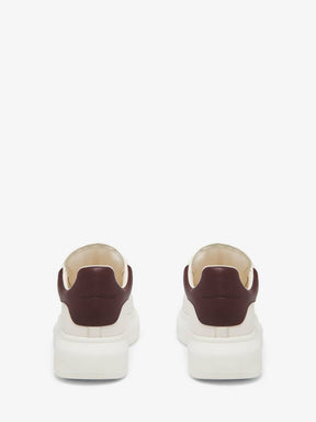 Men's Oversized Sneaker in Off-whitebordeaux